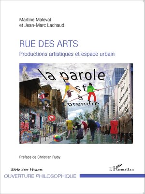 cover image of Rue des arts
